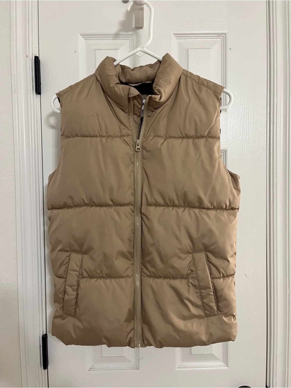 Old Navy Tan Puffer Vest